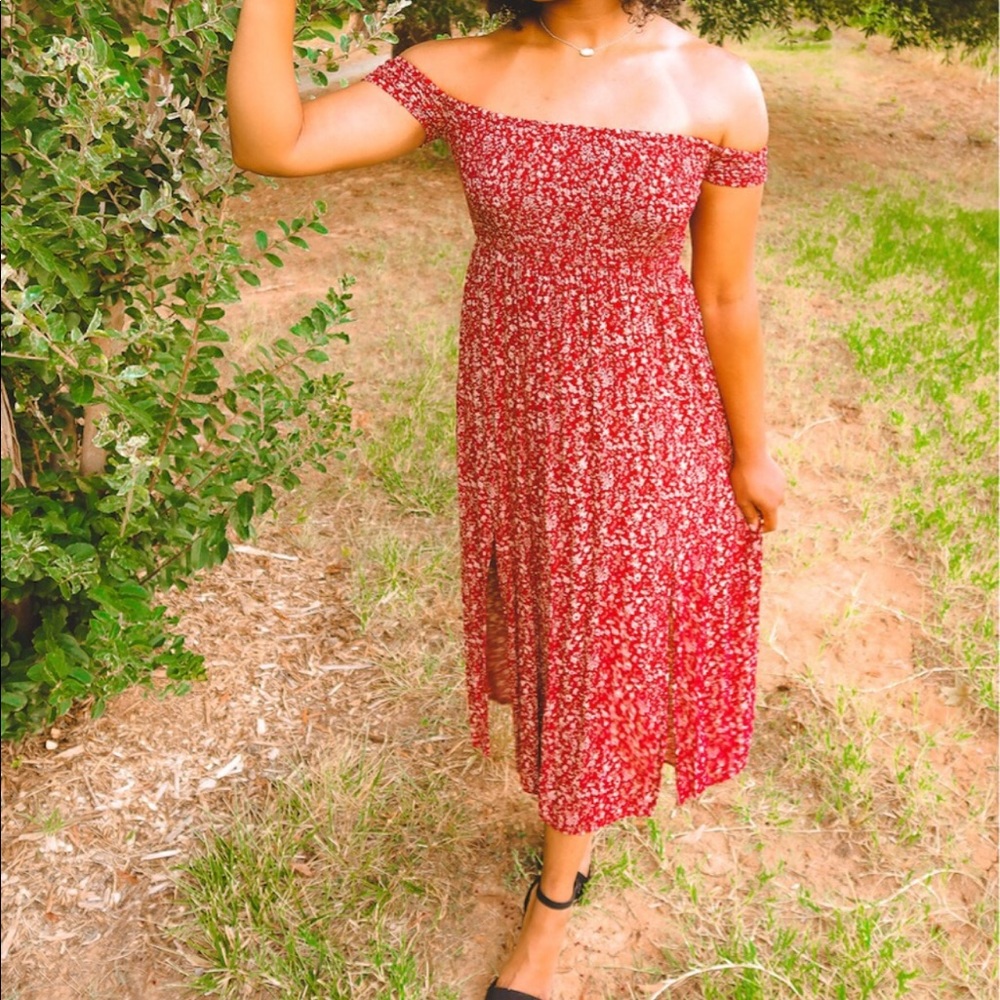 Showpo Floral Midi Dress